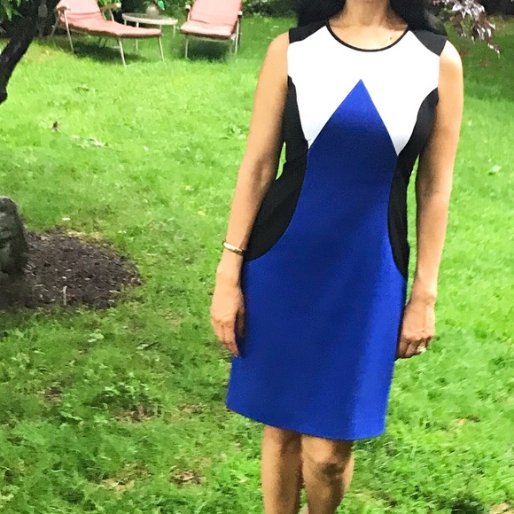 Calvin Klein Dresses & Skirts - Calvin Klein sheath color block dress